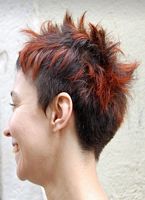 fryzury krótkie - uczesanie damskie z włosów krótkich zdjęcie numer 16B
